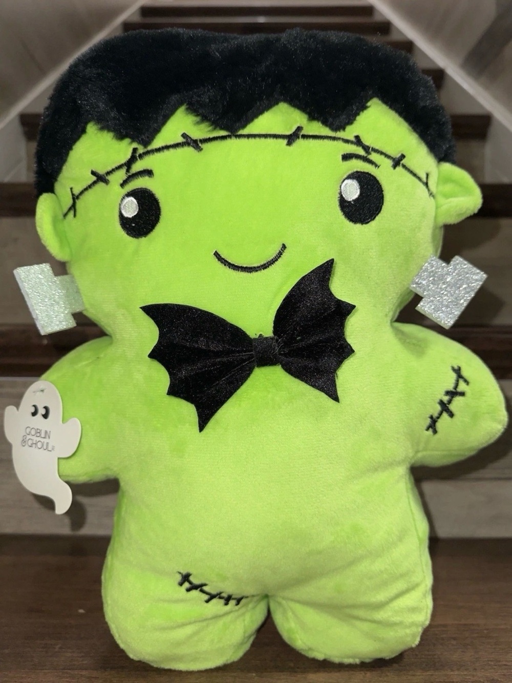 Cute 🥰 Frankenstein Creature Pillow Plush Standing Weighted by Goblin & Ghoul